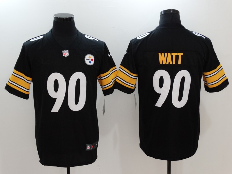Men's Pittsburgh Steelers T.J. Watt #90 Black Jersey